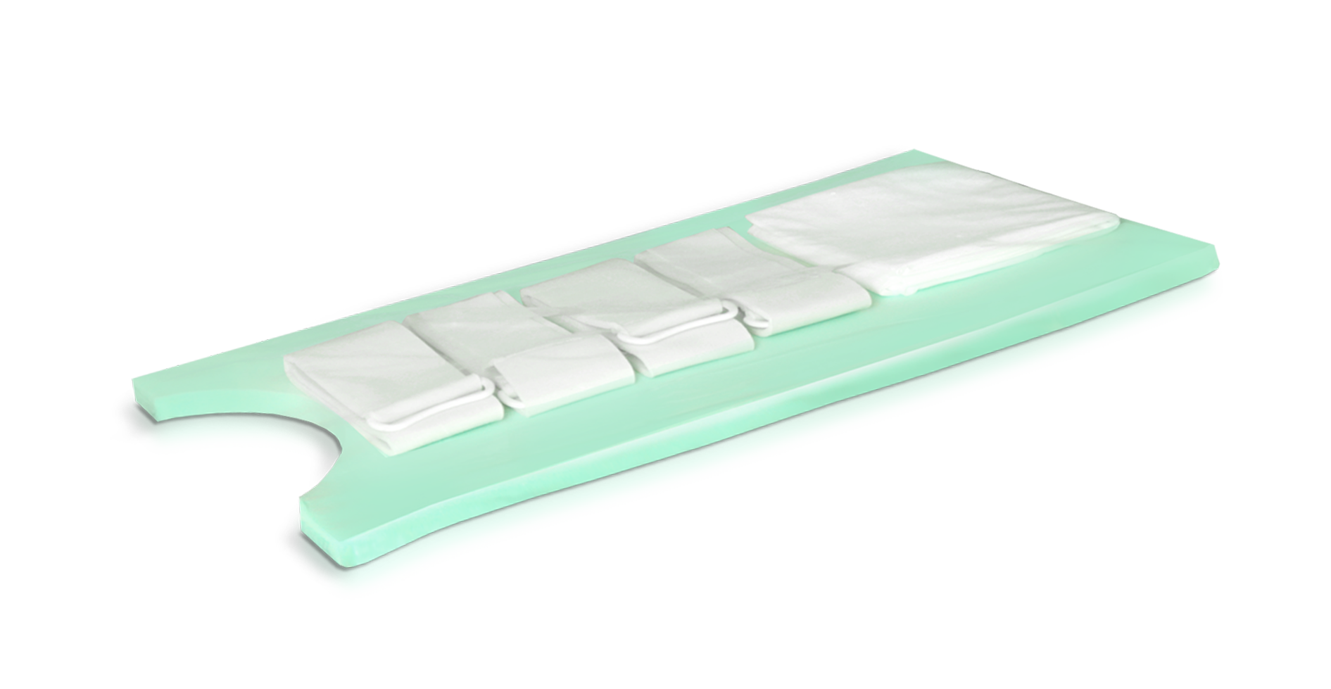 PrimaPad used on the operating table to maintain patient stability
